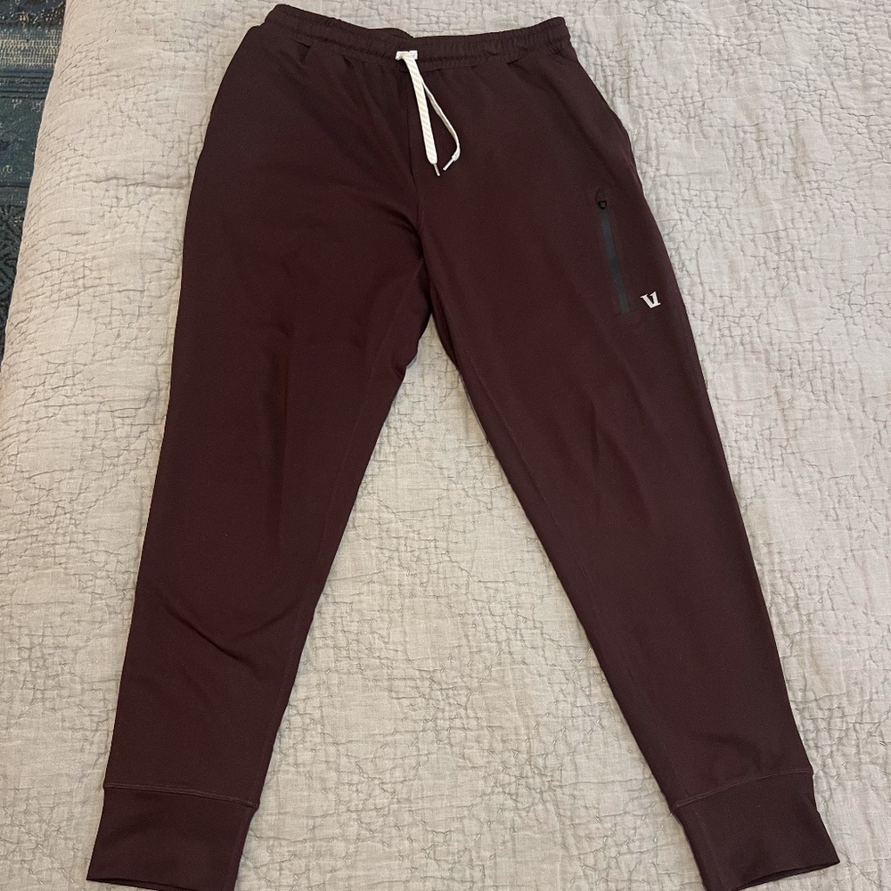 Vuori Sunday Performance Jogger Mens Medium Oxblood